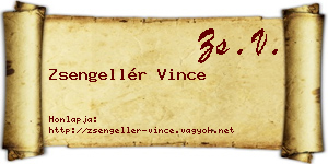Zsengellér Vince névjegykártya